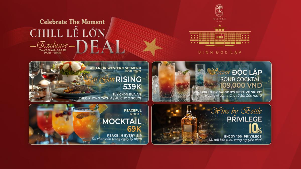 CHILL LỄ LỚN  – TRẢI NGHIỆM TẠI SEA SOUL CAFÉ LOUNGE