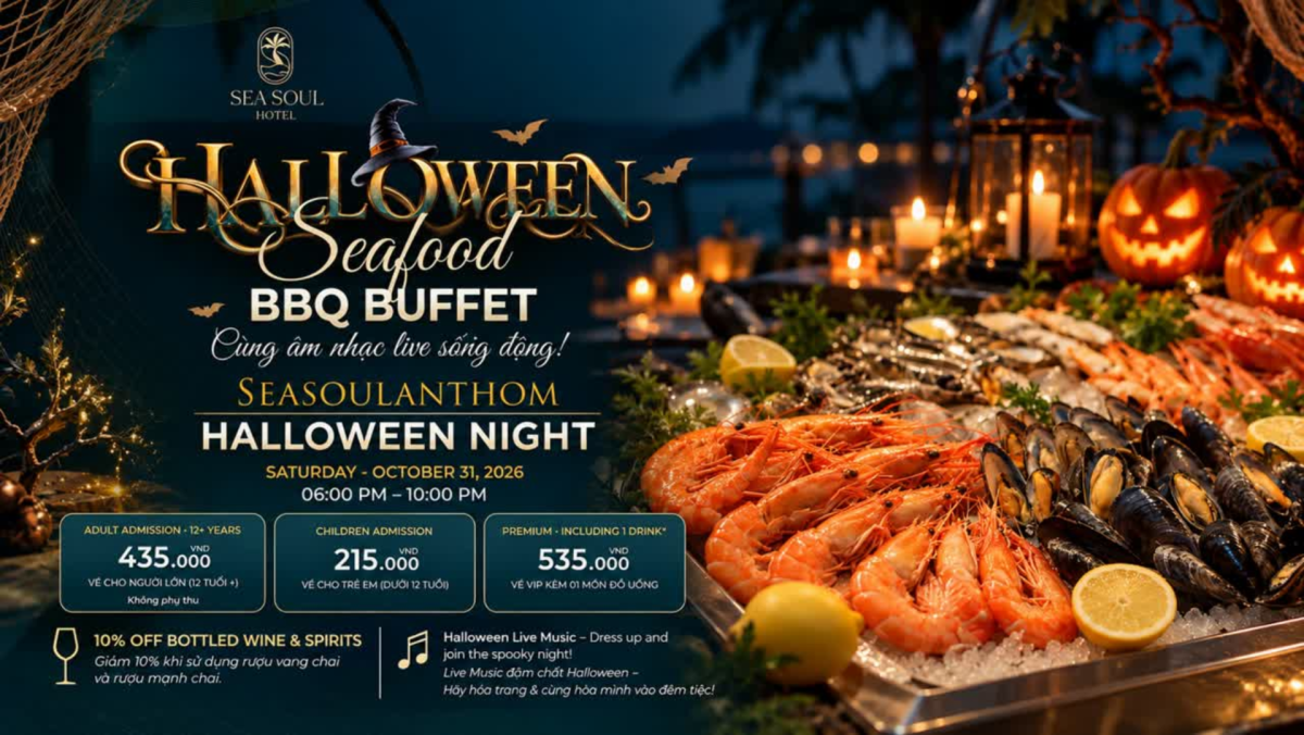 SEASOULANTHOM | HALLOWEEN SEAFOOD NIGHT