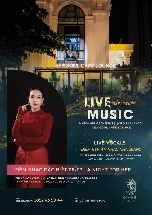 LIVE MUSIC THÁNG 3 | SEA SOUL CAFÉ LOUNGE