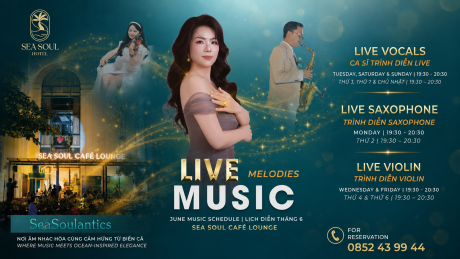LỊCH DIỄN ÂM NHẠC THÁNG 06
