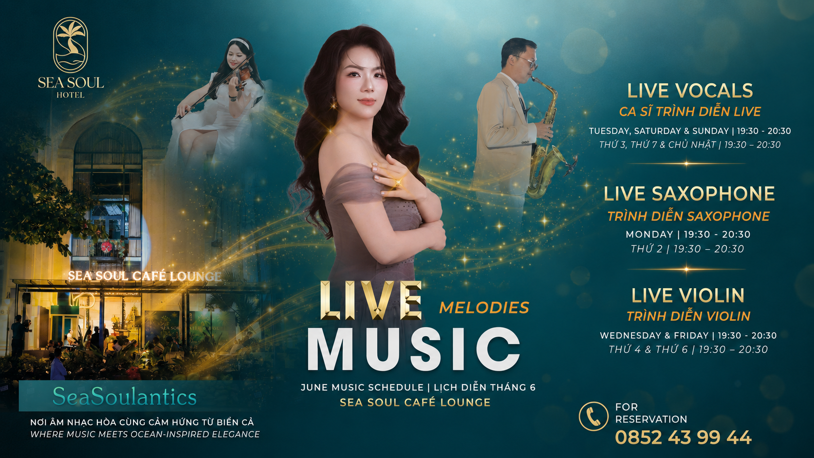 LỊCH DIỄN ÂM NHẠC THÁNG 06
