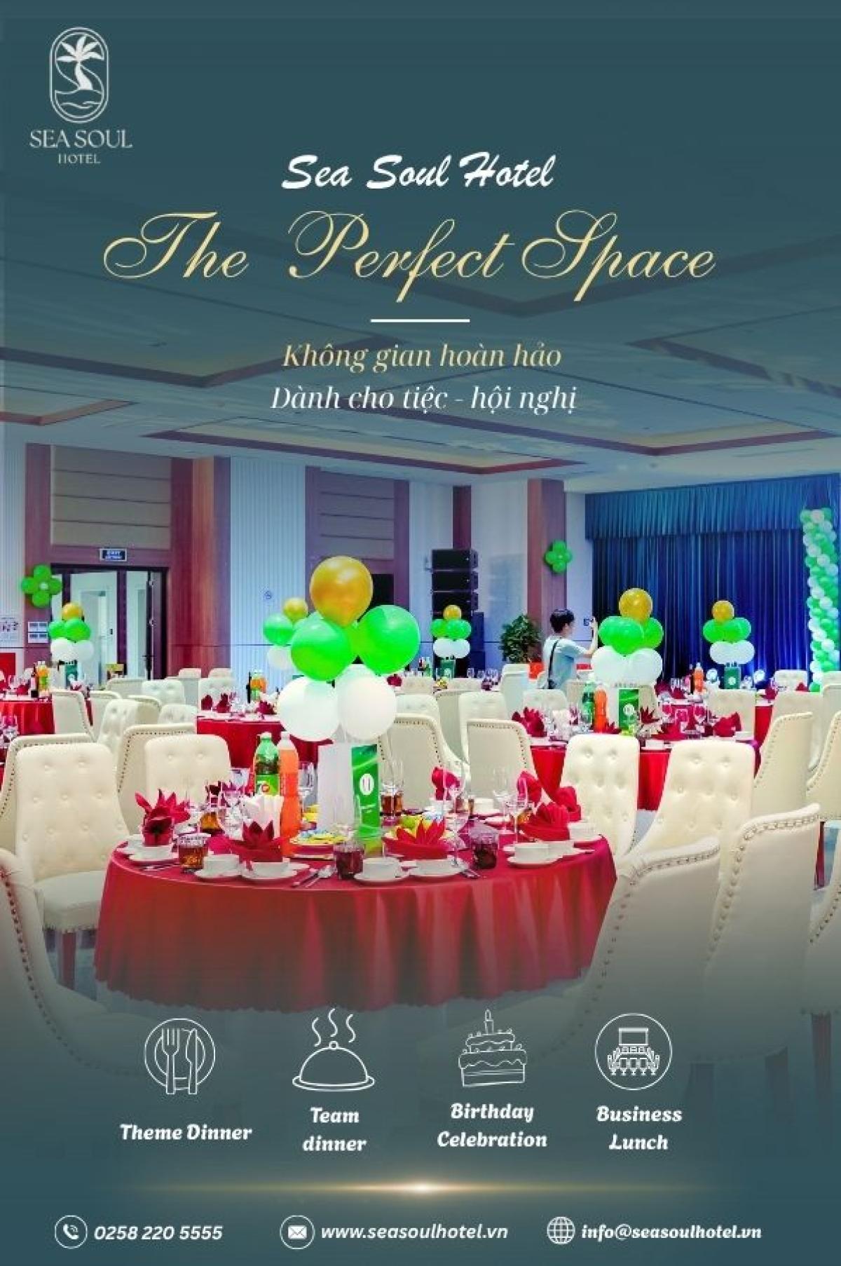 Không gian hoàn hảo dành cho tiệc- hội nghị