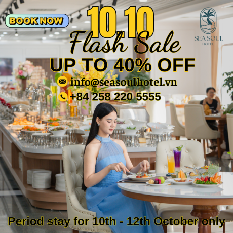 40% OFF - Sea Soul Flash Sale 10/10 - Mừng ngày giải phóng Thủ Đô