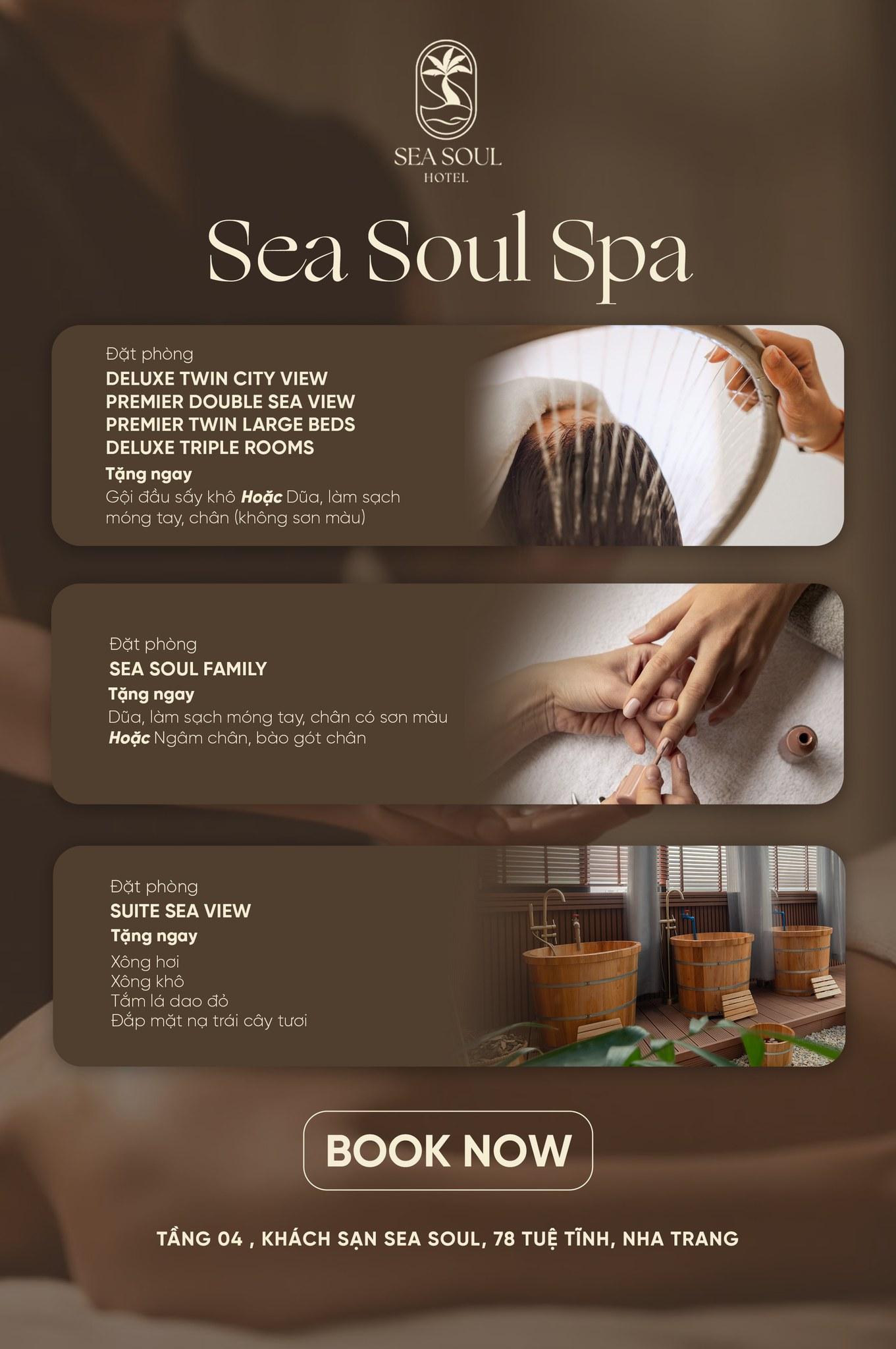 Món quà chăm sóc sức khỏe mùa hè dành riêng cho khách lưu trú tại Sea Soul